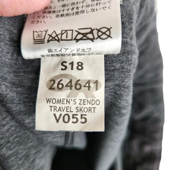 Outdoor Research Zendo Travel Skort Black Gray Women's Size 10 - Picture 7 of 9